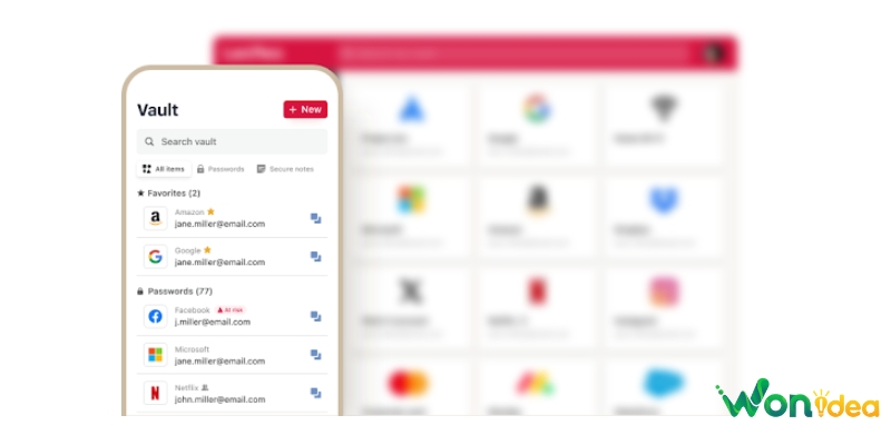 LastPass - Sự lựa chọn phổ biến, dễ tiếp cận
